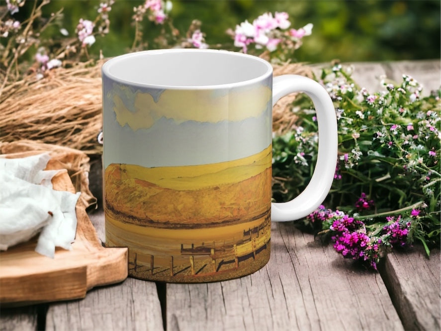 Sunlight Over St Bees Mug
