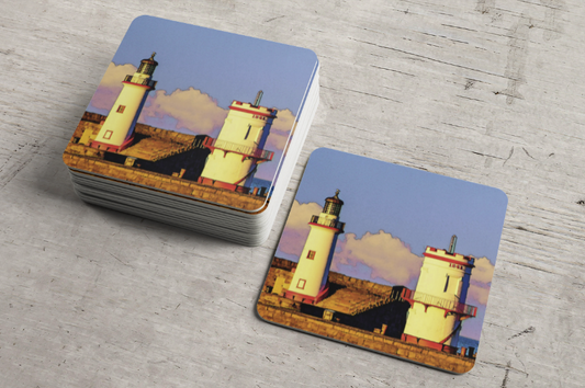 Whitehaven Lighthouses Coaster
