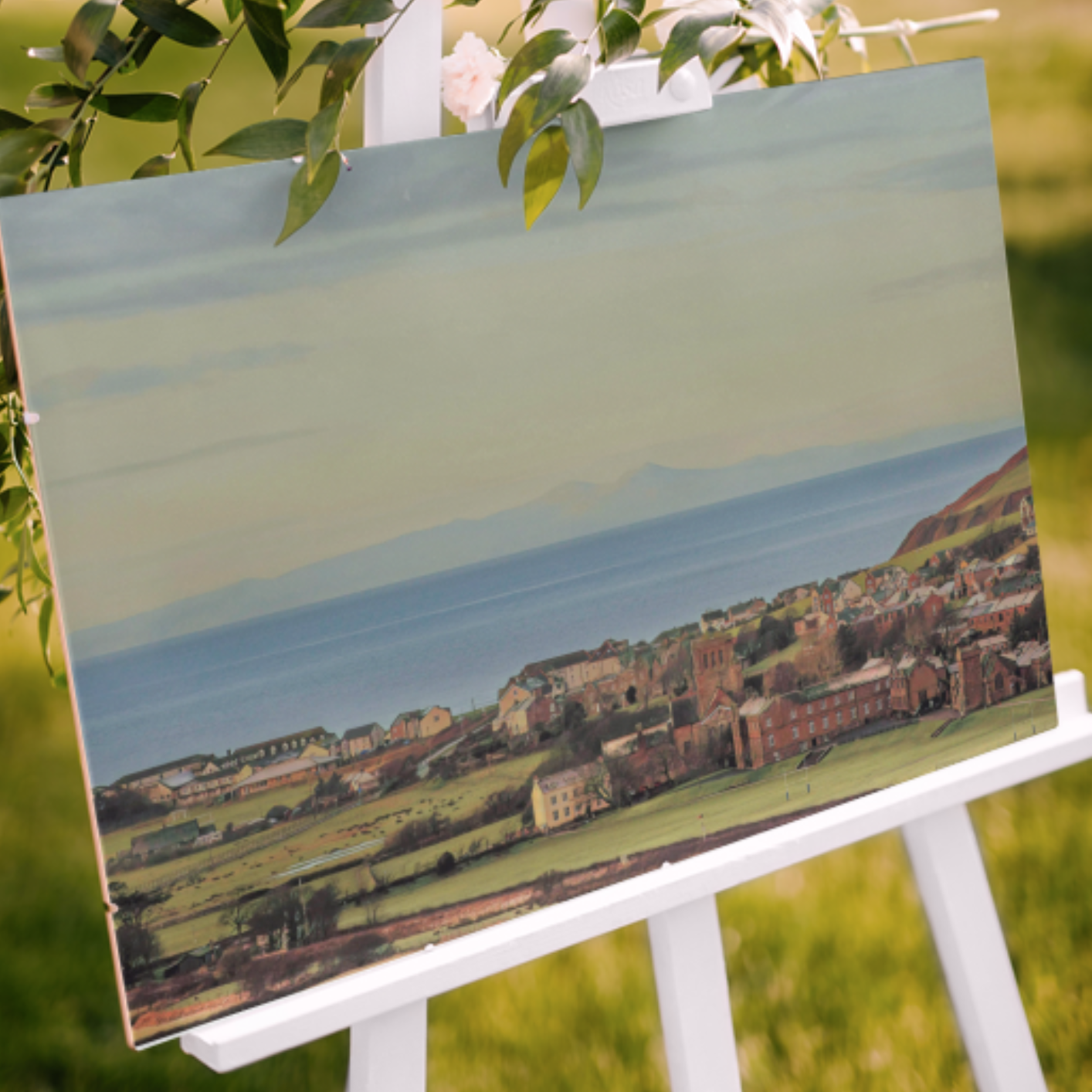 A4 Print of St Bees View over Isle of Man (Unframed)