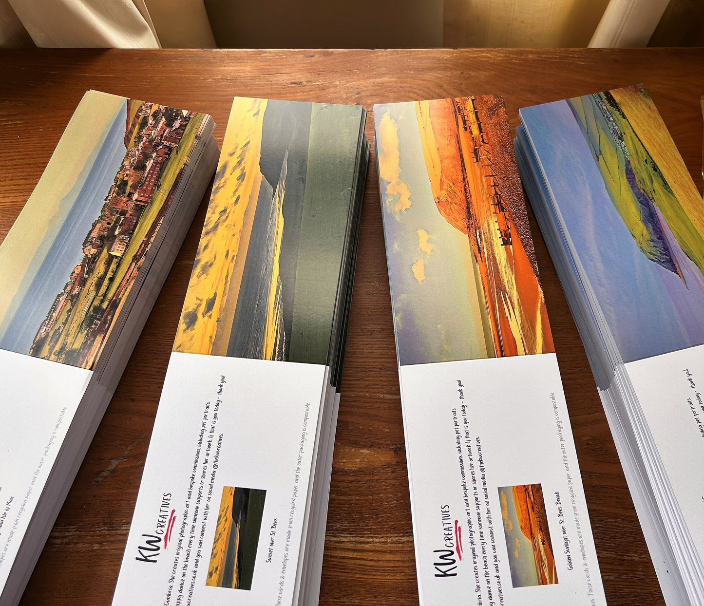 Towards Tomlin and St Bees Head Greeting Card