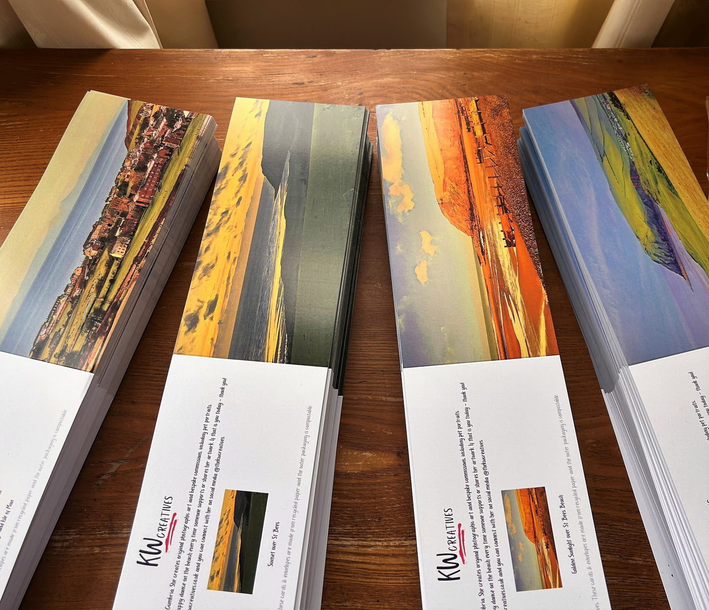 Sunlight over St Bees Greeting Card