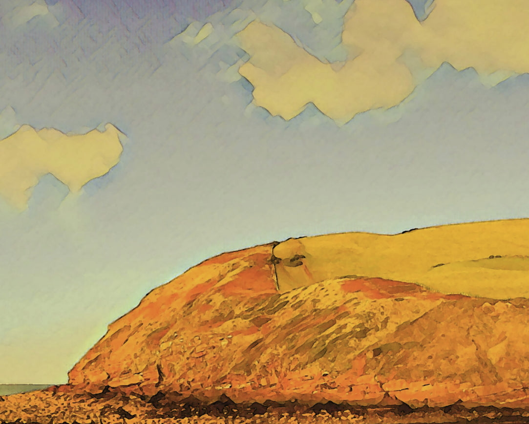Sunlight Over St Bees Beach Canvas