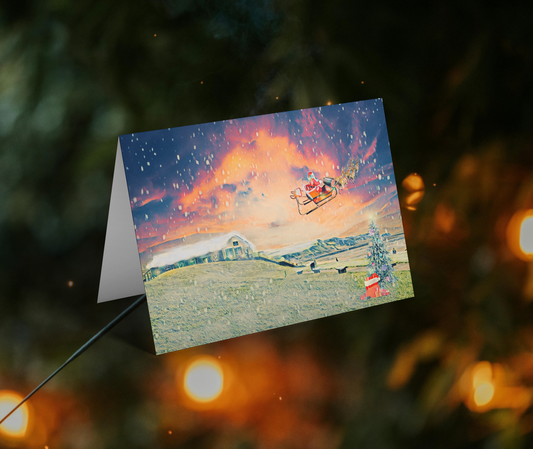 Santa in St Bees - Pit Stop by the Bakehouse