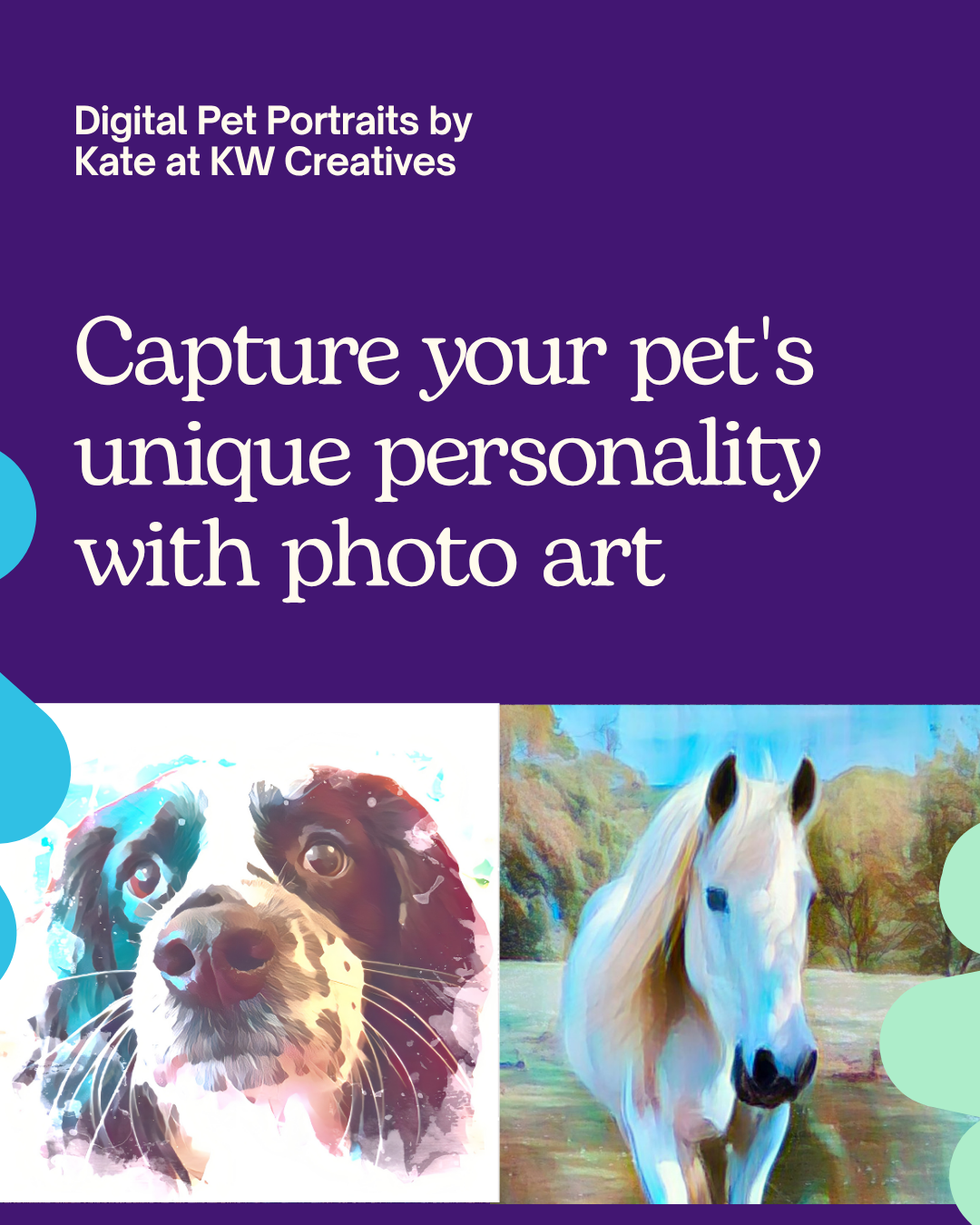 Digital Pet Portraits
