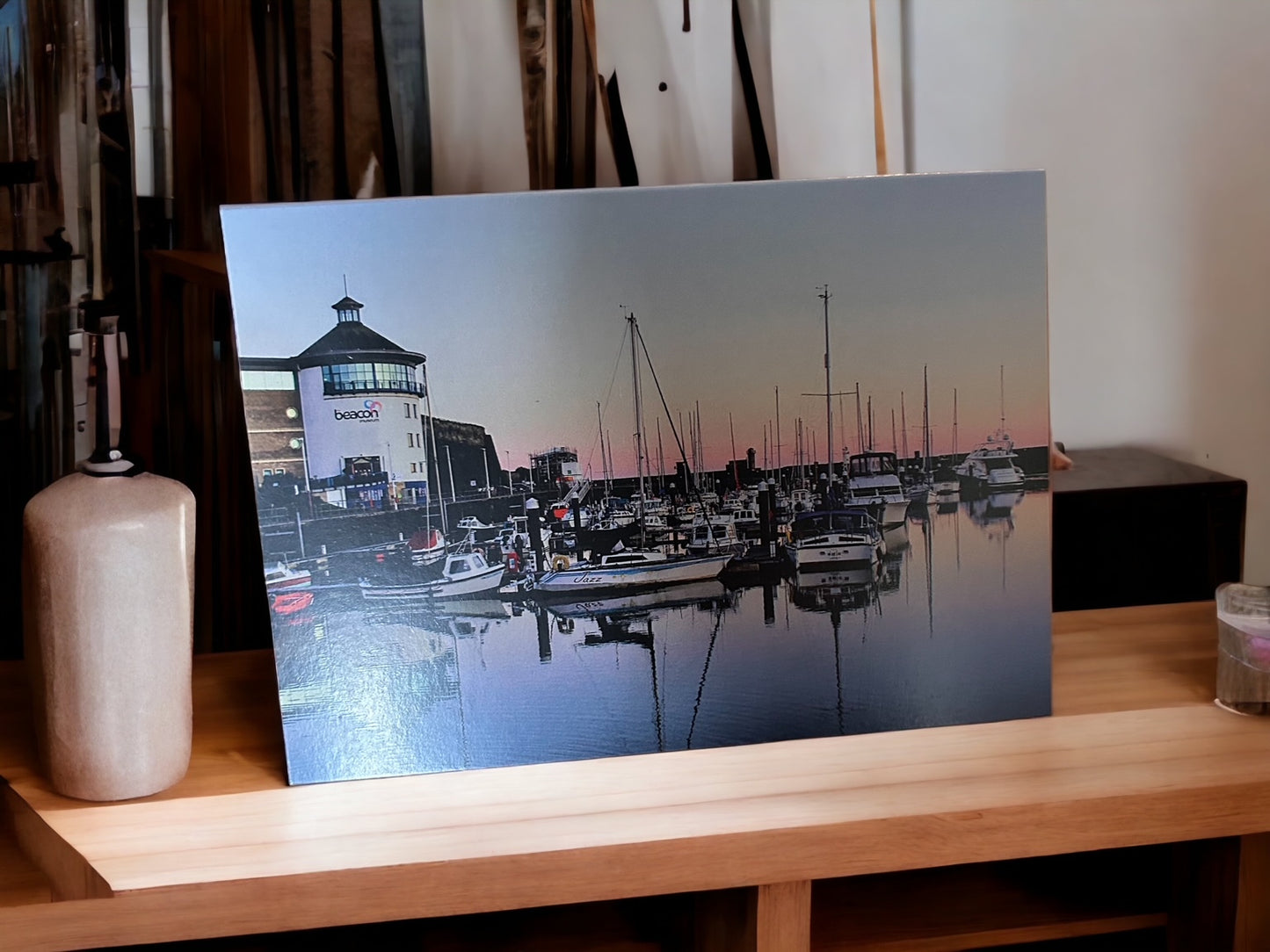 Sunrise Over Whitehaven Harbour Greeting Card