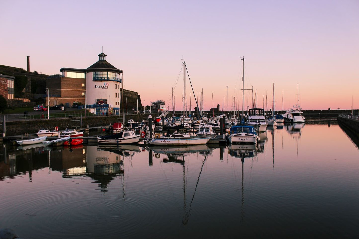 Sunrise Over Whitehaven Harbour Greeting Card