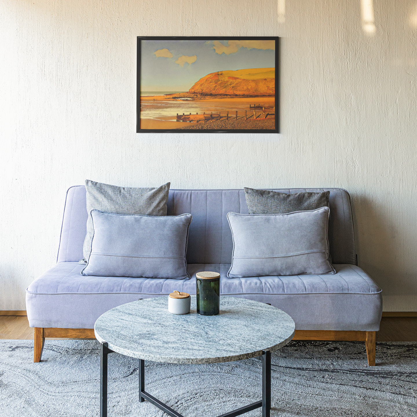 Sunshine over St Bees Print