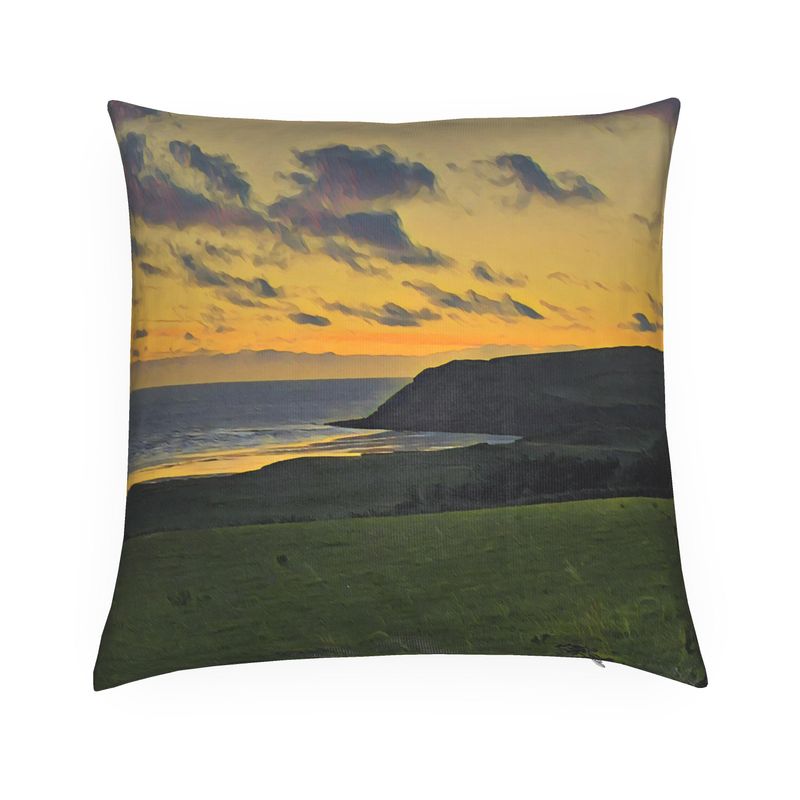 Sunset Over St Bees Cushion