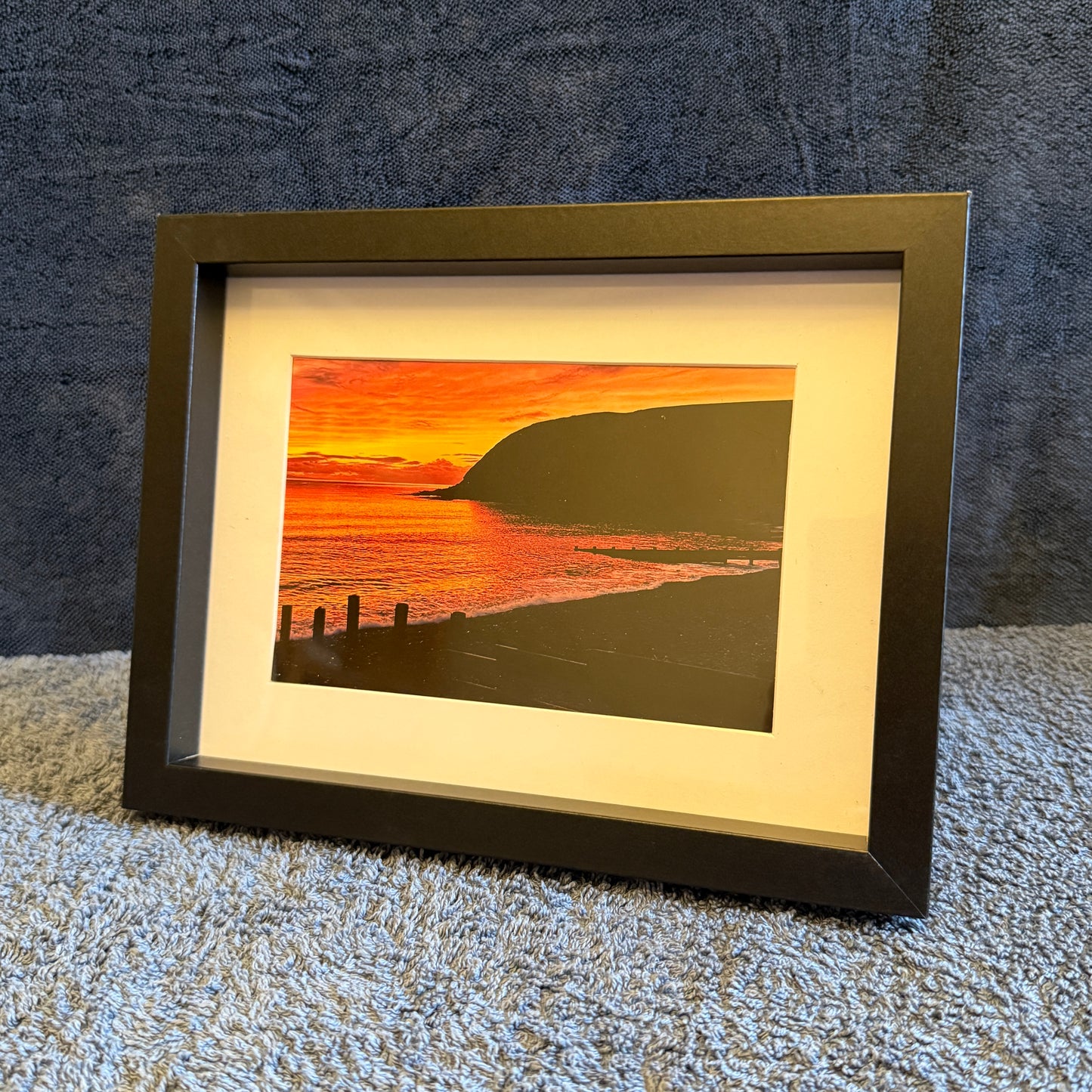 Framed Print of St Bees Golden Hour