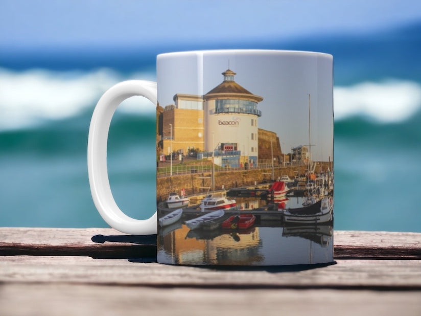 The Beacon and Whitehaven Harbour Mug