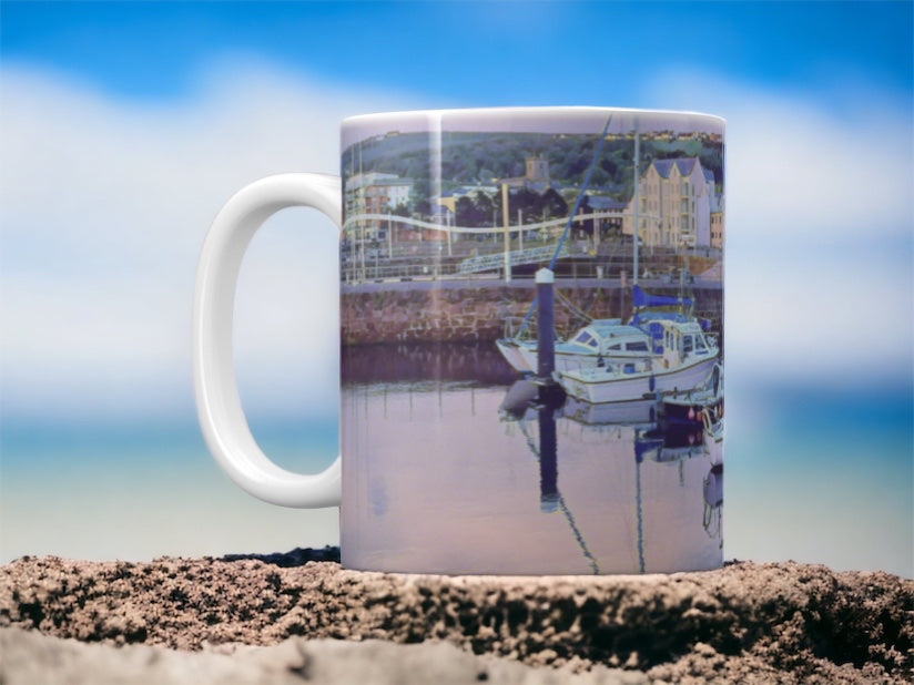 Reflections on Whitehaven Harbour Mug