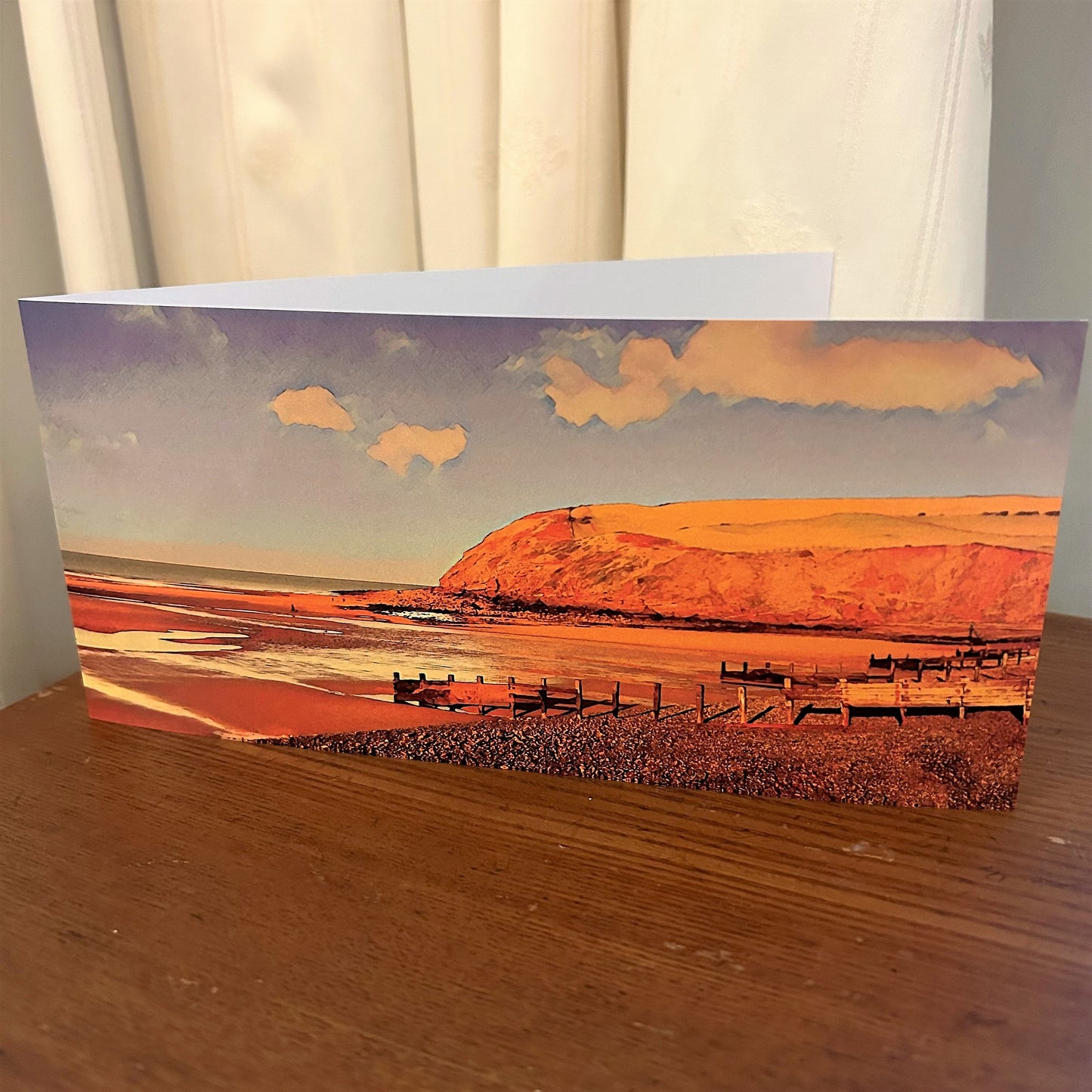 Sunlight over St Bees Greeting Card