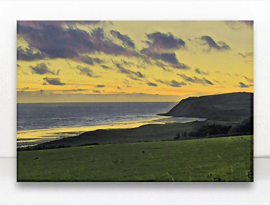 Sunset over St Bees Canvas