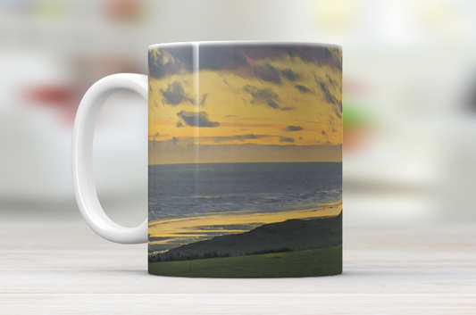 Sunset over St Bees Mug