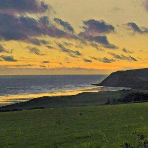 Sunset over St Bees