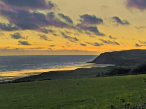 Sunset over St Bees