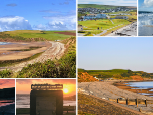 Collage of images of St Bees Greeting Card St Bees KW Creatives