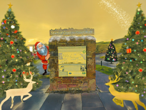 Coast to coast Santa's Christmas Cheer Christmas Card