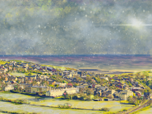 Festive St Bees Village Christmas Card