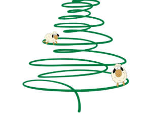 Wishing Ewe a Merry Christmas Green Card