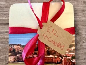 View St Bees Village and Isle of Man Coaster Gift Set
