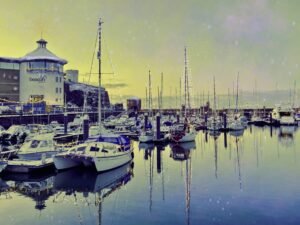 Santa's Present Drop Off at Whitehaven Harbour